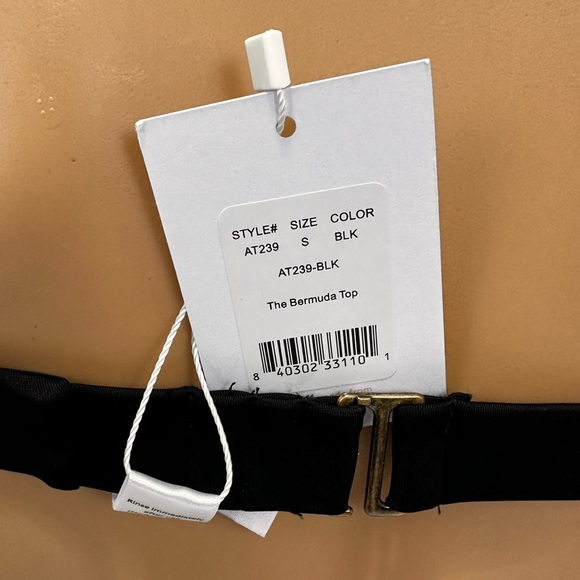 ANDIE -Bermuda Top - Black Swimsuit Underwire Full Coverage Bikini Top (S)   NWT - Picture 8 of 11